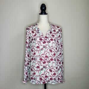 Rose and Olive Paisley Blouse Medium